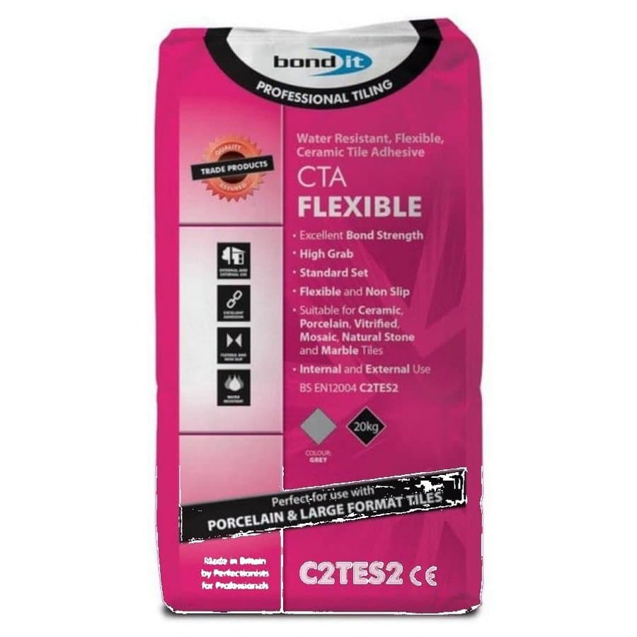 CTA Flexible Ceramic Tile Grey Adhesive
